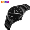 Skmei 9140 jam tangan japan movement quartz watch stainless steel back  men custom watch